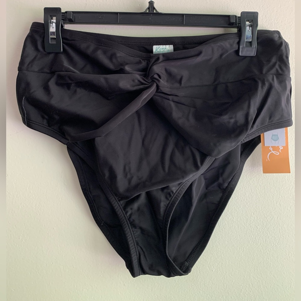 High waisted swim bottoms